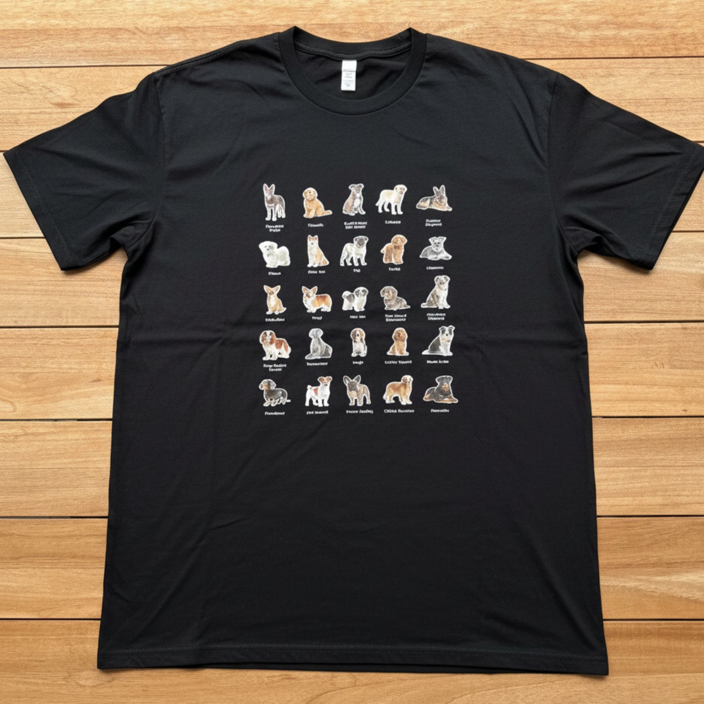 The 25 Dogs T-shirt Black