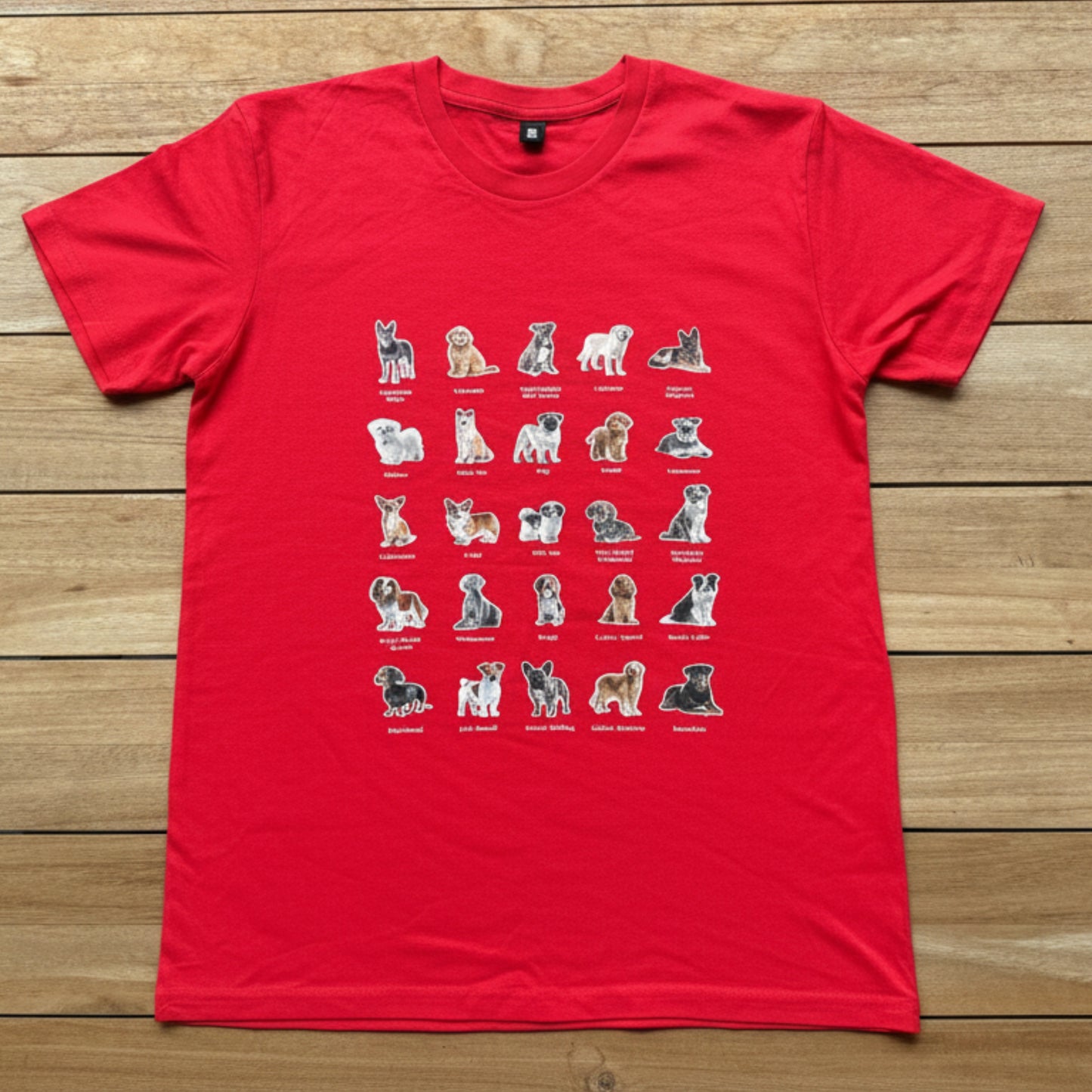 The 25 Dogs T-shirt Red