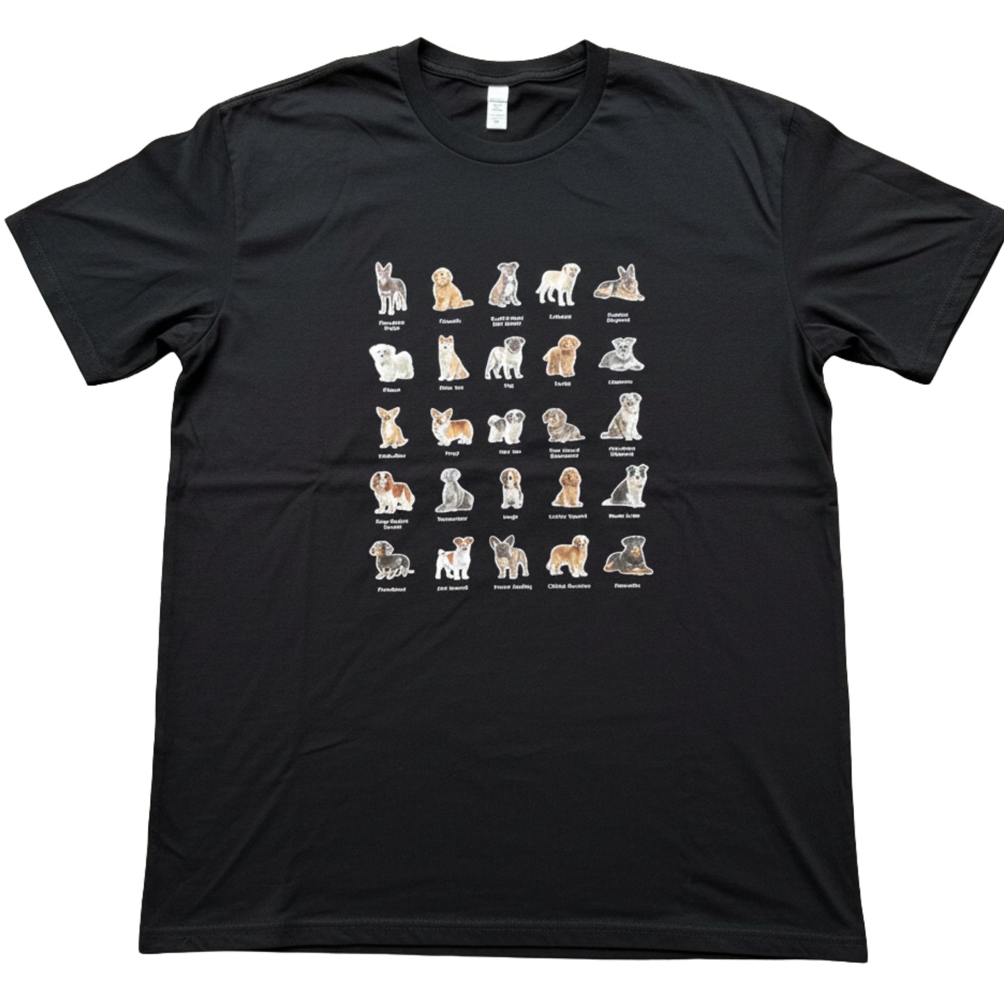 The 25 Dogs T-shirt Black