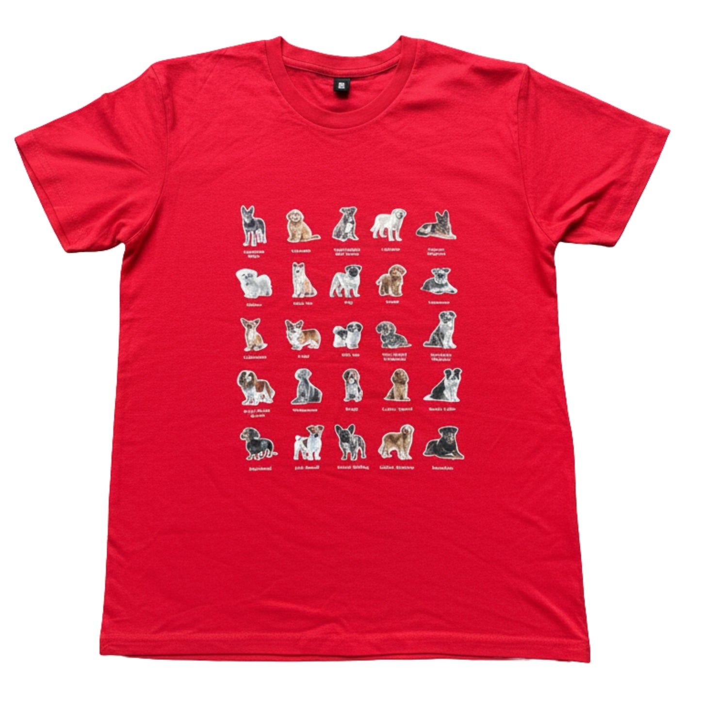 The 25 Dogs T-shirt Red